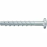 fischer UltraCut FBS II 6x80/25 Panhead, leistungsstarke Betonschraube, Linsenkopfschraube, zur Befestigung in den Bereichen Sanitär, Heizung & Klima, galvanisch verzinkt, 100 Stk.