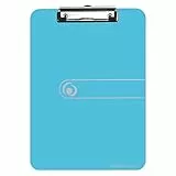 Herlitz 11205671 Klemmbrett, A4, mit Klemm-Mechanik, blau