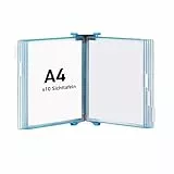 Djois Wandelement Candy Line blau Sichttafel - Tarifold 414171 - Polypropylen (PP) Wandpanel - Blau