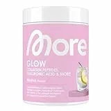 MORE Glow, 300 g, Neutral, Premium Kollagen und Hyaluron Pulver mit Kupfer, Vitamin C und L-Glycin, made in Germany