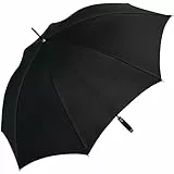 Doppler XXL Golfschirm - Partnerschirm Fiberglas mit Stabgriff - schwarz
