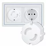 tao pipe 20 Stück Steckdosen Kindersicherung, Steckdosenschutz zum Stecken, Steckdose Kindersicherung, Babysicherung Steckdose, Steckdosensicherung