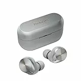 Technics EAH-AZ80E-S kabellose Ohrhörer mit Noise Cancelling, Multipoint Bluetooth 3 Geräte, bequemer In-Ear-Ohrhörer, Kabelloses Laden, Silber