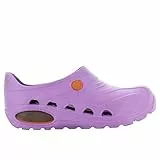 Oxypas Safety Jogger Arbeitsschuhe Damen - Antistatische und rutschfeste Sicherheitsschuhe Herren, Leichter Clog für Medizin, Pflege und Gastro, Antibakteriell, Lila, EU 39/40