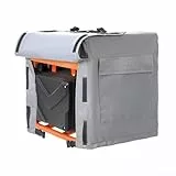 Linnkyfloa Robuster Generator für den Außenbereich beim Laufen, 600D wetterfest gegen Schnee, UV, verstellbare Gurte für tragbare Wechselrichter-Generatoren, grau (66 x 50,8 x 50,8 cm)