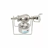 NICCOO Traditioneller Popcorn-Maker, 100ml Chinesische Popcornmaschine, Mini Hand Popcornmaschine, Popcorn-Kanone Puffreis Maschine Mit Manometer, für Partyspaß bei Familientreffen
