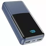 Coblob Power Bank 27000 mAh, Powerbank Schnellladefunktion USB C PD 20W, External Akku Battery für Handy Phone und mehr