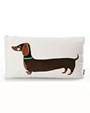 NICI Kissen Dackel 43x25cm - braun - Flauschiges Kuscheltierkissen für Jungen, Mädchen und Kuscheltierliebhaber, ideal für Zuhause, Kindergarten oder unterwegs - 61899
