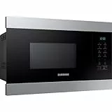 Samsung Solo Einbau-Mikrowelle MS22M8074AT/EG, 22 ℓ, 38 cm Höhe, Feuchtigkeitssensor, Warmhaltefunktion, Edelstahl