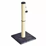 Amazon Basics Mittelgroßer Katzen-Kratzbaum, 40.01 x 40.01 x 80.01 cm, Grau