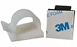 20 Stück Kabelhalter 8mm weiß selbstklebend 3M Kabelclips Kabelführung Kabelmanagement für den Schreibtisch USB Ladekabel Kabelklemmen Stromkabel Audiokabel KFZ