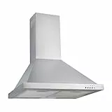 Respekta Dunstabzugshaube / Wandhaube 60 cm / Edelstahlgehäuse / Abluft - und Umluftfunktion / CH22078IXB / B / 59 – 64 dB