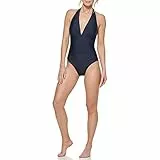 Tommy Hilfiger Damen Stretch, Bauchkontrolle, Neckholder, Einteiliger Badeanzug, Sky Captain, 40