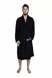 PUMA Bademantel für Damen und Herren - Black - Gr. L/XL