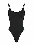 HUNKEMÖLLER Nahtlos betonender Body mit hohem Beinausschnitt - caviar - M