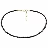 Holibanna Mala Kette 108 Perlen Verstellbare Halskette Schwarz Damen Boho Schmuck Für Alltag Und Sommer