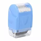 SEAFRONT ID Protector Tintenroller-Stempel, Kompakter Stempelroller Zum Schutz der Privatsphäre, Ergonomisches Design, Schnelle Abdeckung von Schecks, Kontoauszügen, Rechnungen für den Heimgebrauch
