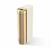 GLO Hyper X2 Tabakerhitzer, Elektrischer Tabak Heater für klassischen Zigaretten Geschmack, Alternative zur E-Zigarette, bis zu 20 Sticks pro Akku-Ladung, White/Gold
