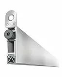 Gedotec absenkbare Bodendichtung | 1 Stück Türdichtung 12 x 40 mm | SQUADRETTE | Länge 1030 mm - kürzbar | Absenkdichtung für Türen | Türbodendichtung Windschutz Kältefeind Wärmedämmung | zum Einnuten