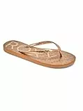 Roxy Damen Viva Sparkle Sandale, Bronze, 39 EU