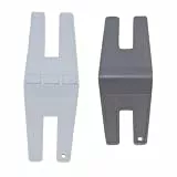 POENVFPO Nahtüberbrücker, 2 Stück, Kunststoff-Nähhilfe Zur Knopfbefestigung, Massenstoff-Helfer mit Höhenausgleichsfunktion für Quilt- und Haushaltsnähmaschinen