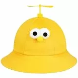 Aomig Propeller Mütze, Hubschraubermütze Propeller Cap, Hubschrauber-Kappe, Anglerhut Outdoor, Bucket Hat Urlaub, Wasserdichter Fischerhut für Erwachsene Karneval Partykostüm Requisiten (Gelbe Biene)
