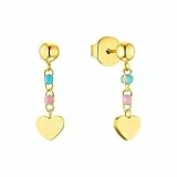 Prinzessin Lillifee Mädchen Kinder Schmuck Herz Edelstahl vergoldet, Kommt in Schmuck Geschenk Box