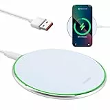Induktive Ladegerät Qi 30W, Schnelles Qi Ladestation Kabellose Wireless Charger Pad für i Phone 16 15 14 13 12 11, Sam Sung Galaxy S25 S24 S23 S22 S21, Pixel,für Air Pods, dünnes leises Ladepad