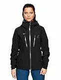 RevolutionRace Silence Proshell 3L Jacket, Damenjacke, belüftete und wasserdichte Jacke für Wanderungen und andere Outdoor-Aktivitäten, Black/Anthracite 3.0, XL