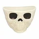Boland 72394 - Schüssel Skull, Dekoration für Halloween und Karneval, Totenkopf Schale für Süßes und Saures
