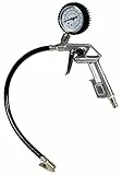 Original Einhell Reifenfüllmesser (Kompressor-Zubehör, Manometer mit Druckanzeige in kPa, Bar, psi und kg/cm², Arbeitsdruck 0 - 8 bar, 37 cm Schlauch)