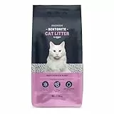 by Amazon Bentonite klumpendes Baby Puder Duft Katzenstreu, 10L, 1er-Pack