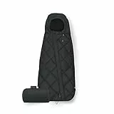 CYBEX Gold Fußsack Snøgga Mini 2, Für Babyschalen, Ab Geburt bis ca. 24 Monate, TOG 4, Moon Black (Schwarz)