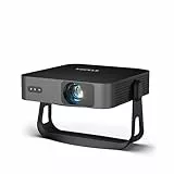 Mini Beamer【Autofokus/Trapezkorrektur】 Projektor 1080P Full HD 500ANSI WiFi6 Bluetooth 4K Unterstützt, VOPLLS Beamer Klein 50% Zoom 360° Drehbar Heimkino Projector für Handy