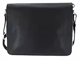 Leonhard Heyden Leder Laptoptasche mit Laptopfach Berlin Umhängetasche 7370 Schwarz