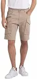 Replay Herren Cargo-Shorts Joe Short Regular-Fit mit Stretch, Desert 015 (Beige), 36W