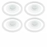 OYZOQ Kompatibel WMB ONE Top Verschluss (One Size), Ersatzteil Trinkflasche, einhändig bedienbarer & auslaufsicherer Verschluss (Packung mit 4)