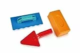 Hape Maurermeister-Set - Kreatives Maurer- und Baustellen-Set für drinnen und draußen, Robustes Lernspielzeug für Kleinkinder, BAU- und Konstruktionsspielzeug für Kinder ab 18 Monaten