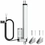 Justech Lineartechnik Aktuatoren Linear Actuator 200mm Linearantrieb 1500N/330 LBS IP65 10mm/s Motor Linearmotor Verstellantrieb dB≦50 Toröffner Hubzylinder 12V DC mit CE & RoHS Electric Motor