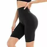 DDOBB Laufhose Damen Kurz mit Taschen Shorts Damen High Waist Blickdicht Radlerhose Sporthose Damen Kurz Leggings für Gym Fitness Outdoor Sommer