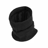 Minicloss Winter Schal, Schlauchschal, Winter Halsschlauch für Herren Outdoor Sport,Halswärmer schlauchschal, schlauchschal Warm, Schwarz schlauchschal