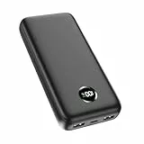 Power Bank 27000mAh, SOARAISE 22,5W Externer Akku PD 3.0 QC 4.0 Powerbank mit LED Display USB-C Eingang & Ausgang, Tragbares Ladegerät für iPhone Samsung Tablets