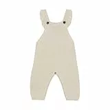 Noppies Baby Baby-Mädchen Girls Playsuit Tarkio Overall, Oatmeal Melange-P611, 62 cm