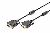 DIGITUS DVI-D 18+1 Single Link Kabel, 5m Schwarz