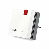 FRITZ!Repeater 1200 AX (Wi-Fi 6 Repeater mit Zwei Funkeinheiten: 5 GHz-Band (bis zu 2.400 MBit/s), 2,4 GHz-Band (bis zu 600 MBit/s), deutschsprachige Version)
