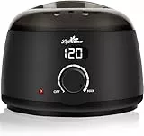 Lifestance Professional Wax Pot Warmer, L2 Premium Digital Wax Melt Machine for Hair Removal, 500ml 14oz LCD Wax Heater for Hard Wax Beads Fast Heat, Home Waxing for Body Brazilian Bikini Face - Black