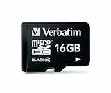 Verbatim 44010 16GB MicroSDHC Flash Speicherkarte schwarz