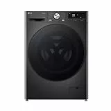 LG W4WR7096YB, Klasse D, Frontlader-Waschtrockner 9 - 6 kg, 62 x 60 x 85 cm, Wi-Fi, AI Direct Drive, Tiefenreinigung mit Dampf, TurboWash 360, Große Kapazität, Außentür aus gehärtetem Glas, Weiß