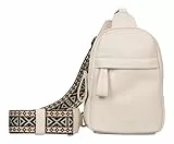 TOM TAILOR Palina Damen Handtasche Sling Bag Rucksack, 2 L Weiß