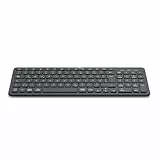 Hama Tastatur kabellos (Multi Device Tastatur mit Funk/Bluetooth für PC, Smartphone, Tablet, stabile Verbindung, mit Batterien, leise Tasten, Multimedia Tasten, deutsches QWERTZ-Layout) schwarz